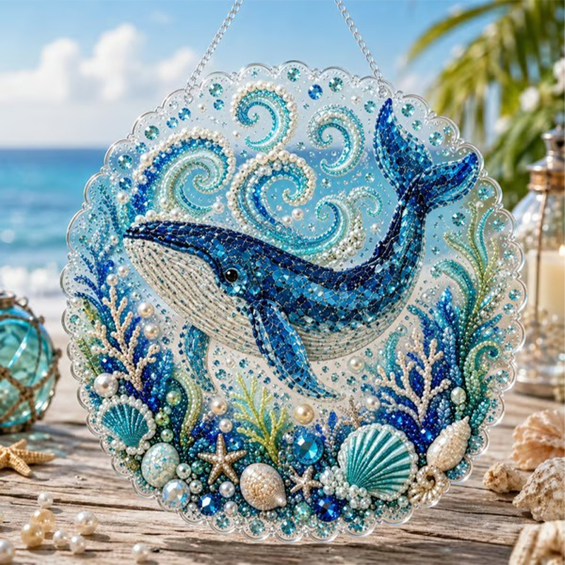 🌊 DIY Ocean Pearl Painting – Create Your Own Unique Wall Art with a Beautiful Sea Theme