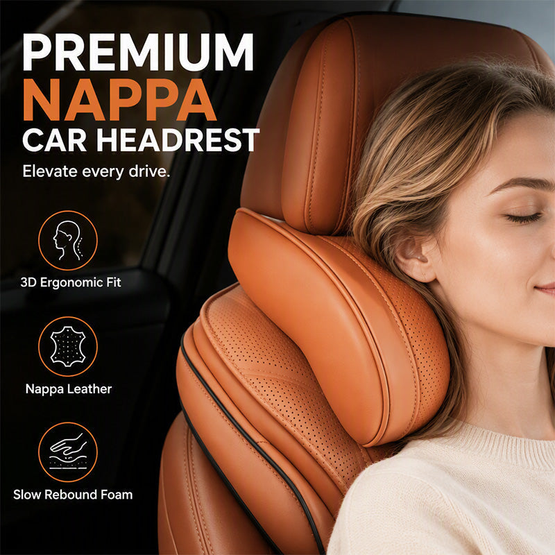 Memory Foam Car Neck Pillow – 3D contoured support