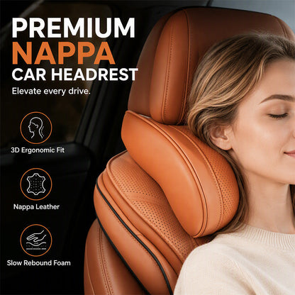 Memory Foam Car Neck Pillow – 3D contoured support
