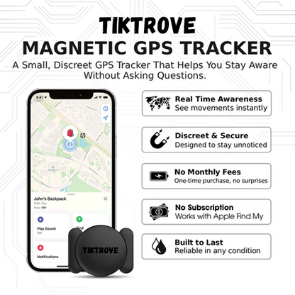 TIKTROVE Magnetic GPS Tracker
