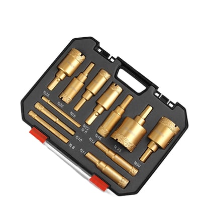 12-Piece Dry Tile Hole Saw Set